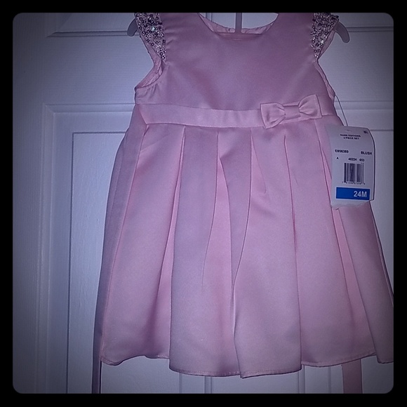 girls blush dress